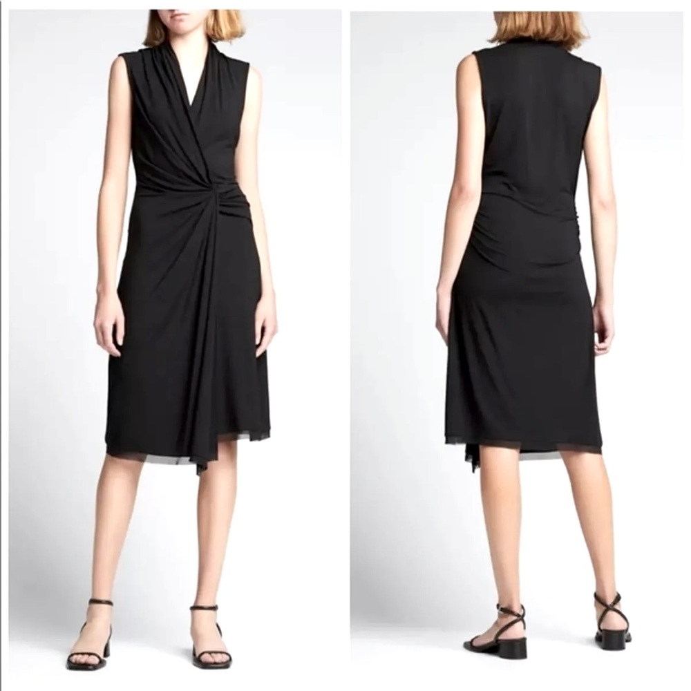 Kobi Halperin Black Twist Front Dress Size L